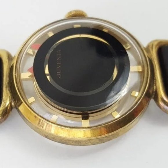 JUVENIA MYSTERY SKELETON SWISS WATCH. RARE RETRO 1950'S - Picture 2 of 8